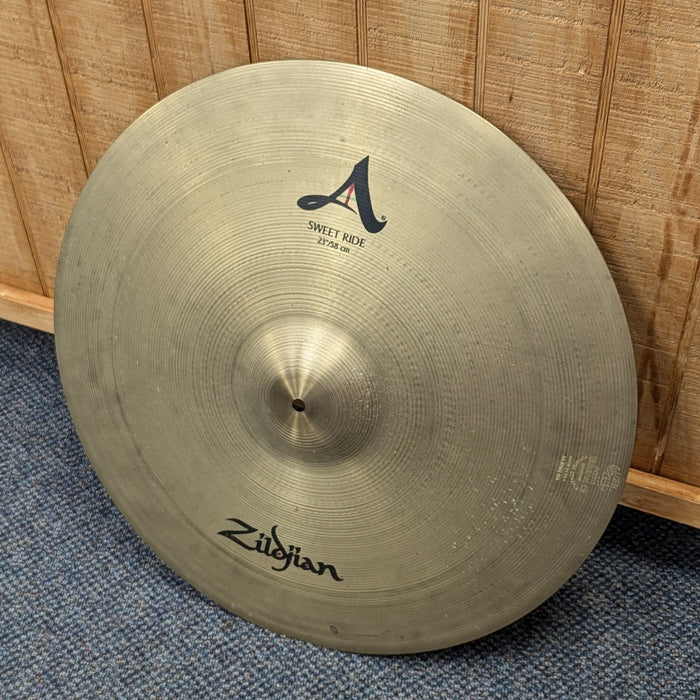 USED Zildjian 23 inch A Zildjian Sweet Ride Cymbal