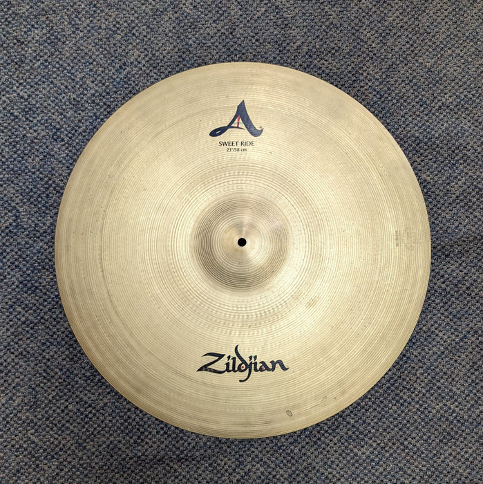 USED Zildjian 23 inch A Zildjian Sweet Ride Cymbal