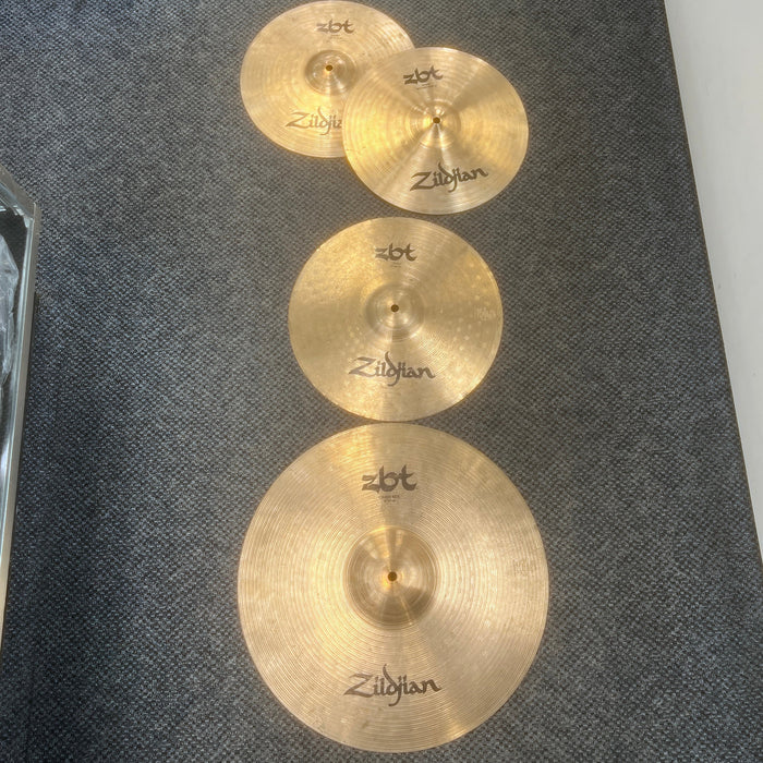 USED Zildjian ZBT Cymbal Pack - 13" Hats, 14" Crash, 18" Crash Ride