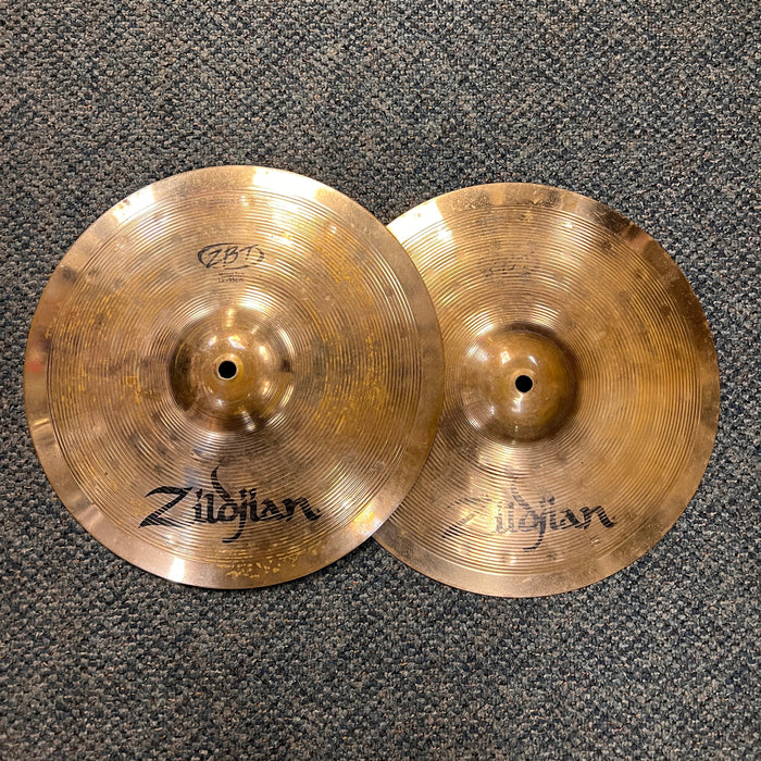 USED Zildjian ZBT Hi Hat Cymbals, 13", PAIR