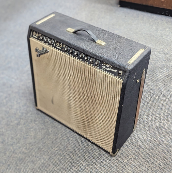 VINTAGE Fender 1966 Super Reverb 4x10 Tube Guitar Combo Amp