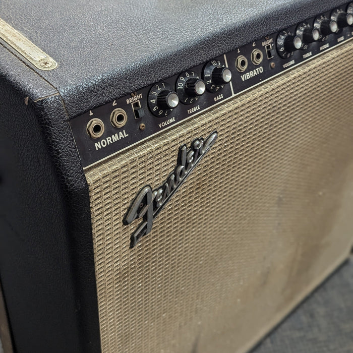 VINTAGE Fender 1966 Super Reverb 4x10 Tube Guitar Combo Amp