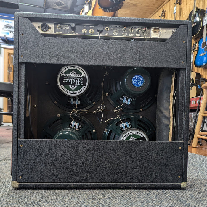 VINTAGE Fender 1966 Super Reverb 4x10 Tube Guitar Combo Amp